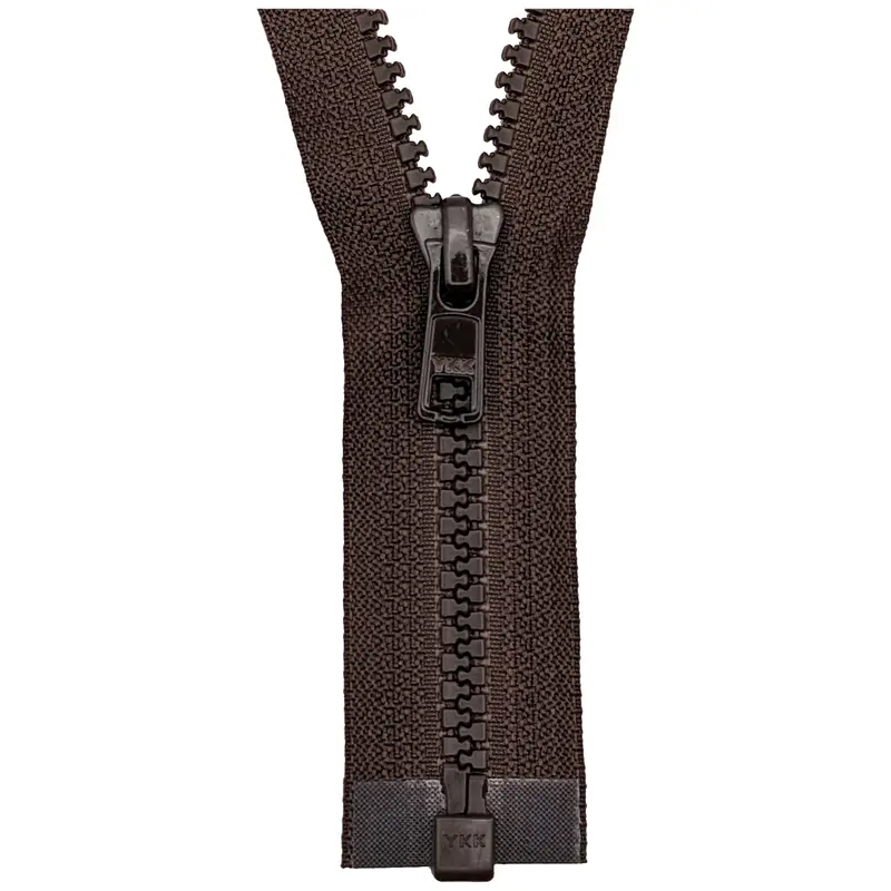 Ykk Open End Zip - Medium Plastic | Colour 570 Brown 1