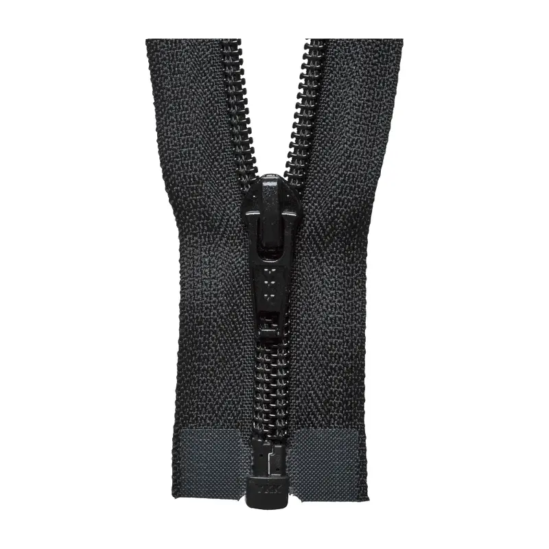 Ykk Open End Zips - Medium Nylon | Colour 580 Black 1
