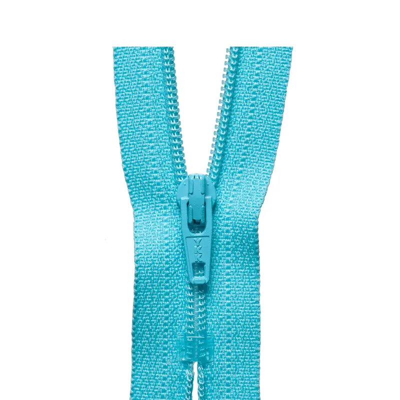 Ykk Regular Zip  - Aqua 1