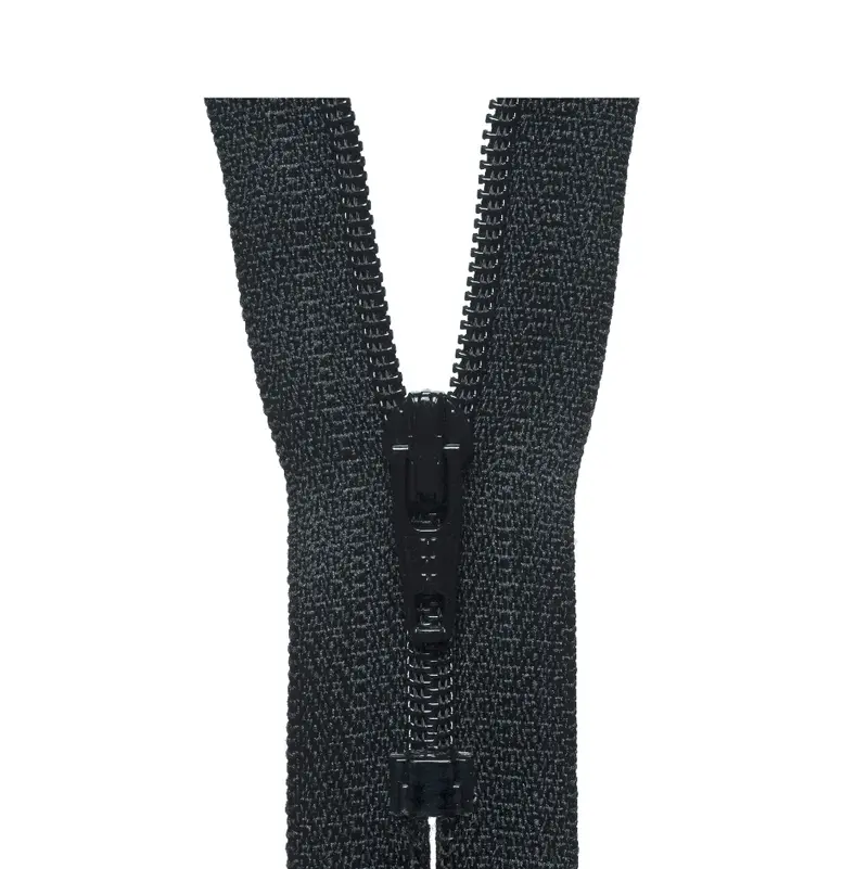 Ykk Regular Zip - Black 1