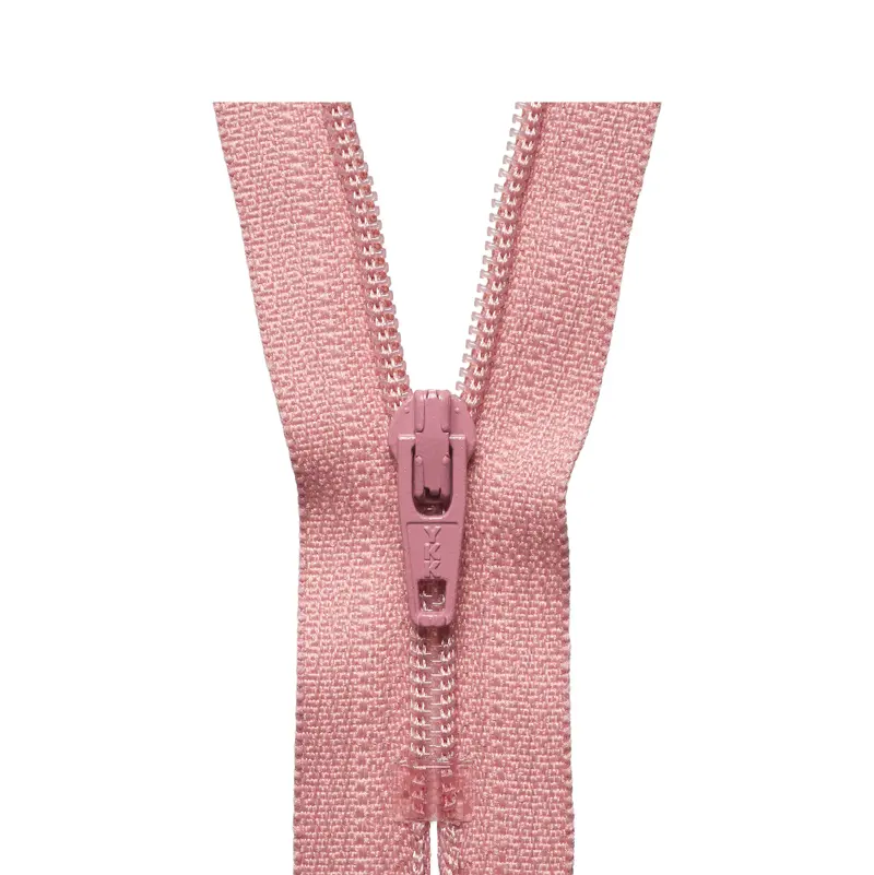 Ykk Regular Zip - Dusky Pink 1