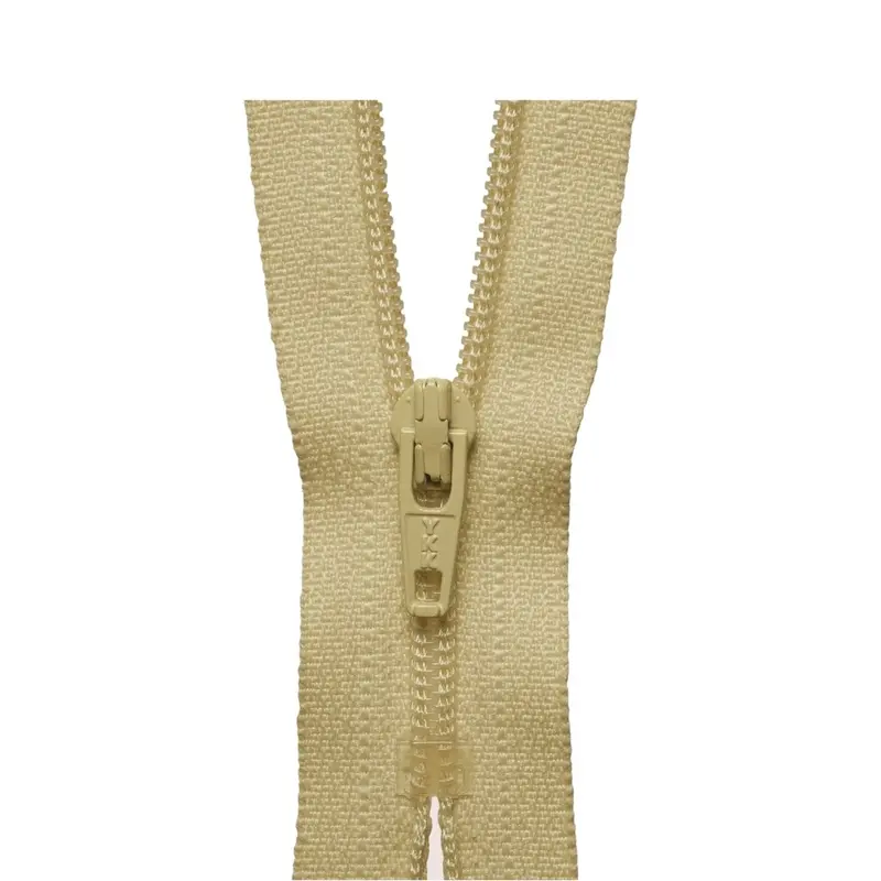 Ykk Regular Zip, Honey Colour 1