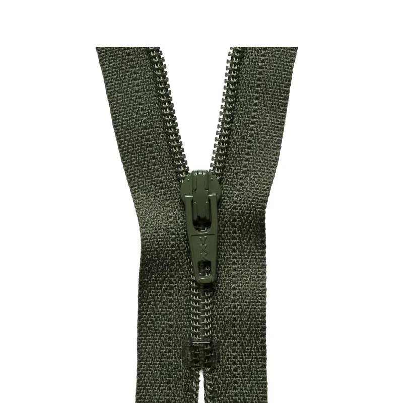 Ykk Regular Zip - Khaki 1