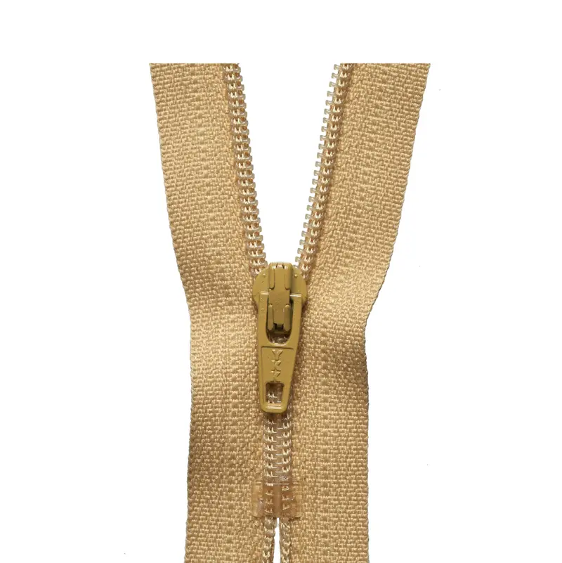 Ykk Regular Zip - Light Old Gold 1