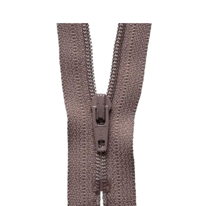 Ykk Regular Zip - Mink 1