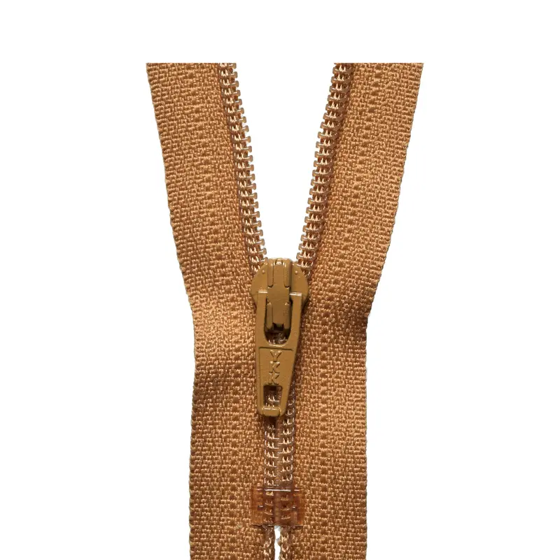 Ykk Regular Zip - Old Gold 1