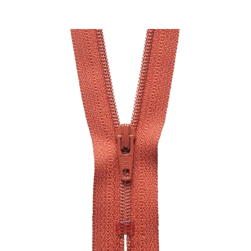 Ykk Regular Zip - Rust 1
