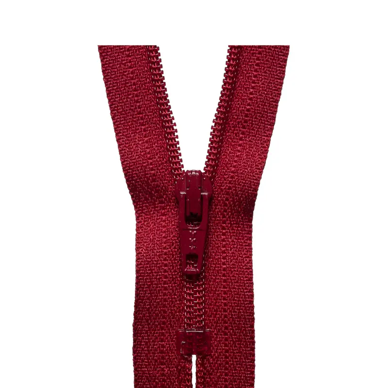 Ykk Regular Zip - Scarlet Berry 1