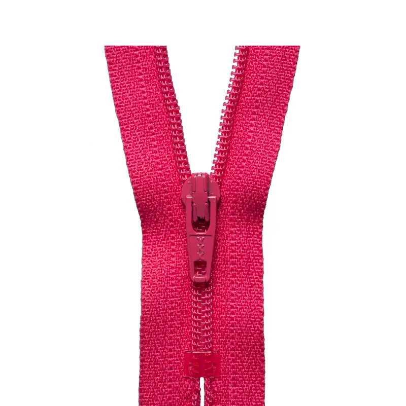 Ykk Regular Zip - Shocking Pink 1