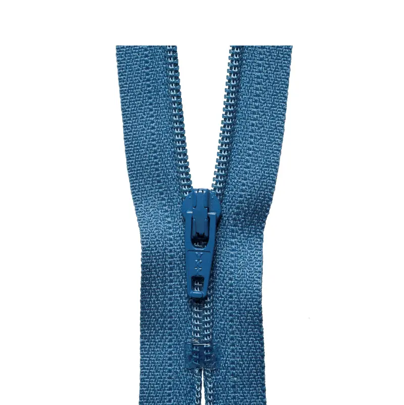 Ykk Regular Zip - Slate Blue 1