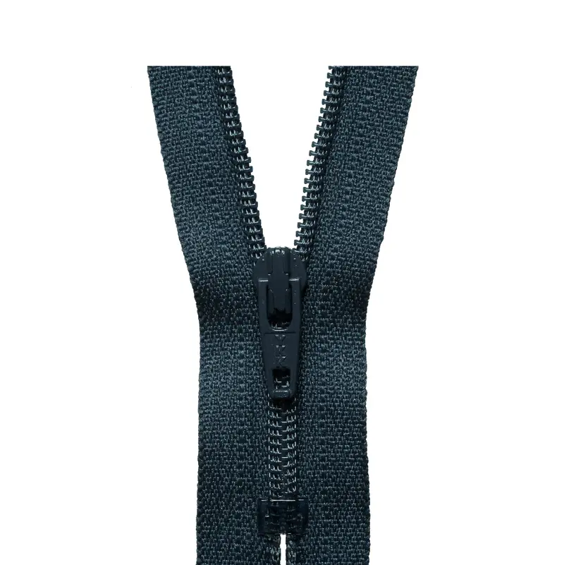 Ykk Regular Zip - Slate Grey 1