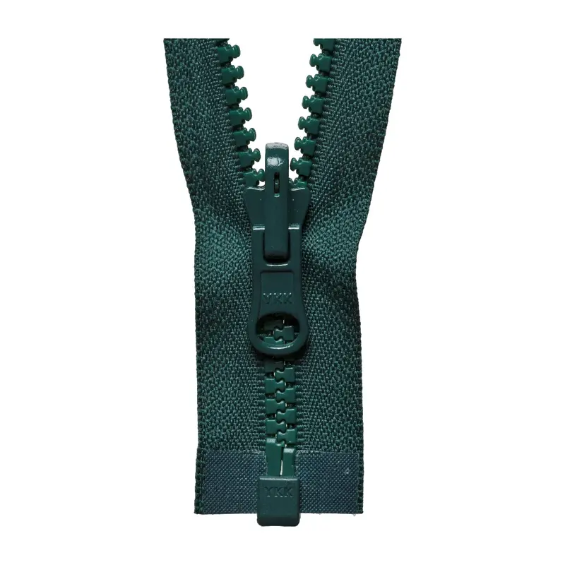Ykk Reversible Open End Zip Bottle Green 1