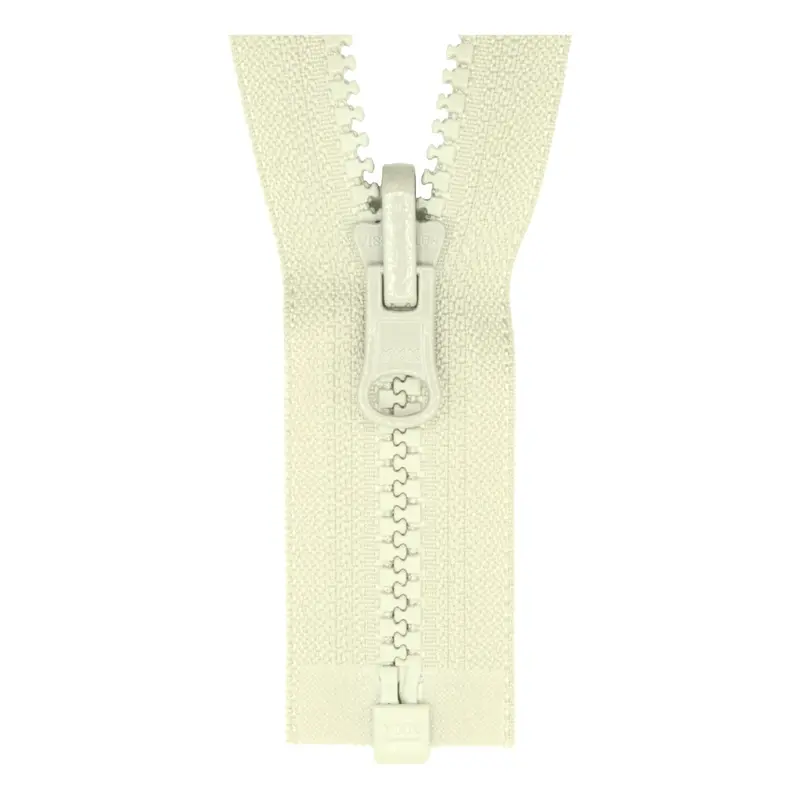 Ykk Reversible Open End Zip Cream 1
