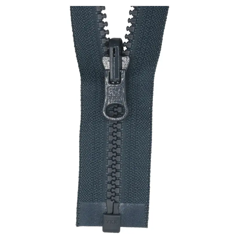 Ykk Reversible Open End Zip - Dark Grey 1