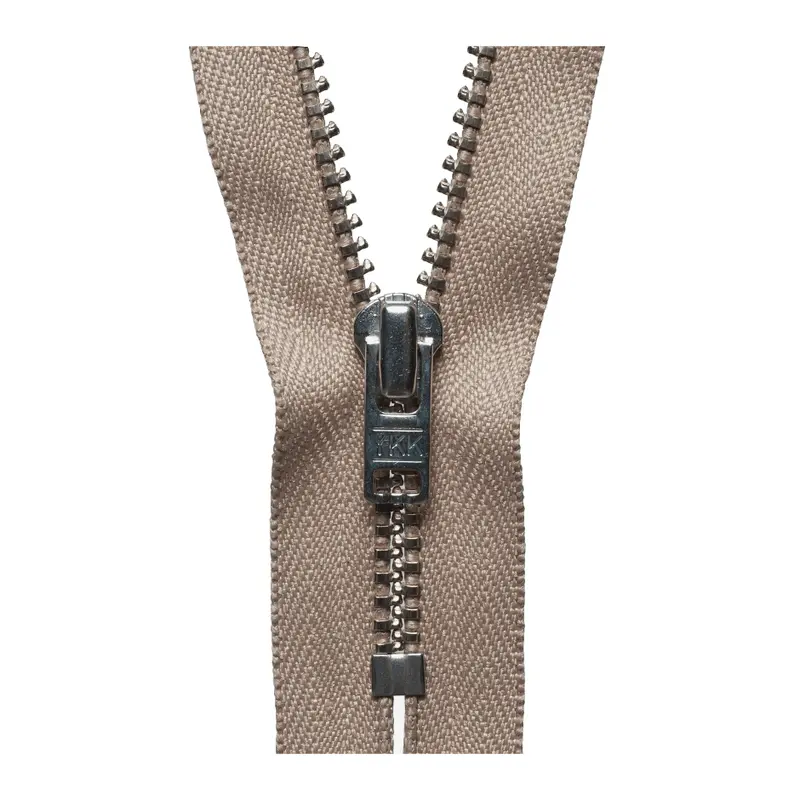 Ykk Silver Tooth Trouser Zip | Beige 1