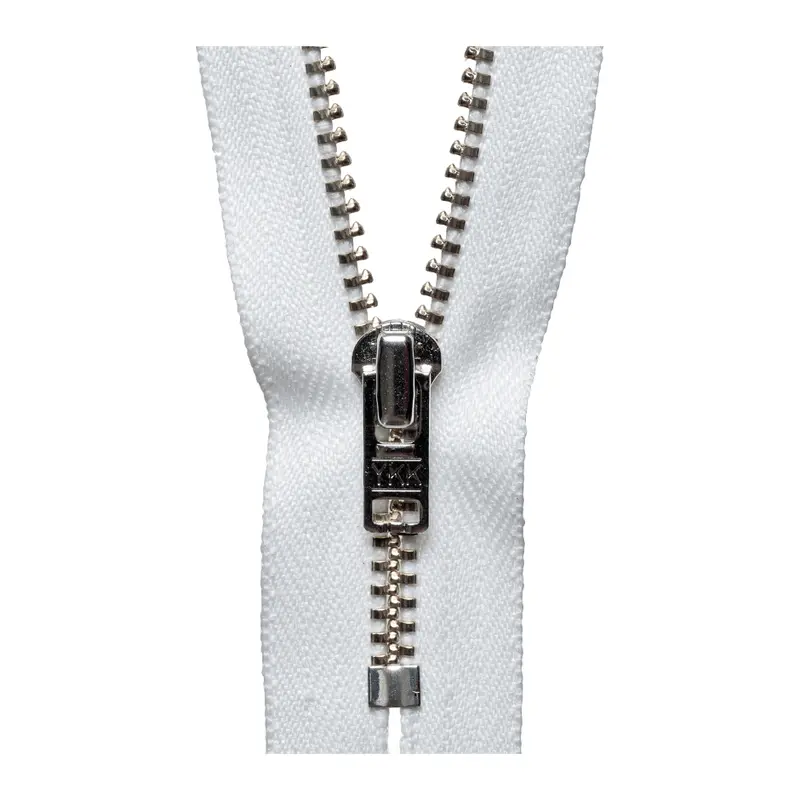 Ykk Silver Tooth Trouser Zip | White 1