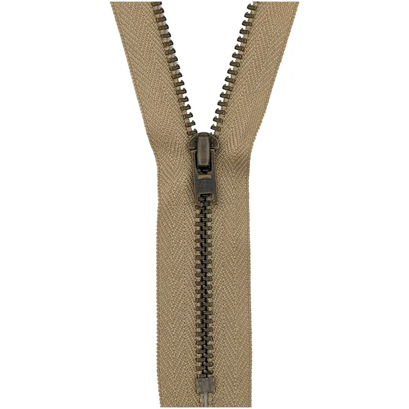 Ykk Trouser Zip: Antique Brass | Beige 573 1