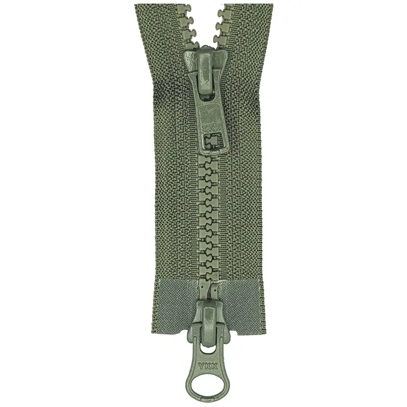 Ykk Two Way Open End Zip No.5 | Medium | Khaki 1