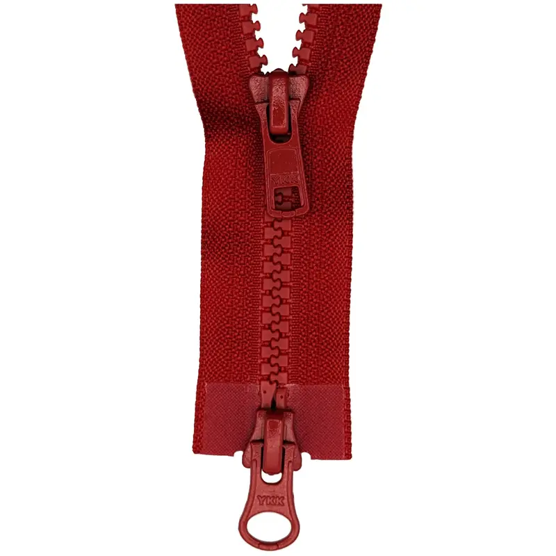 Ykk Two Way Open End Zip No.5 | Medium | Red 1