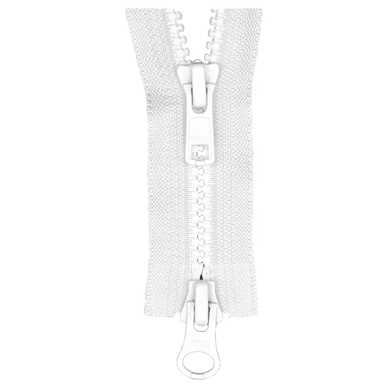 Ykk Two Way Open End Zip No.5 | Medium | White 1