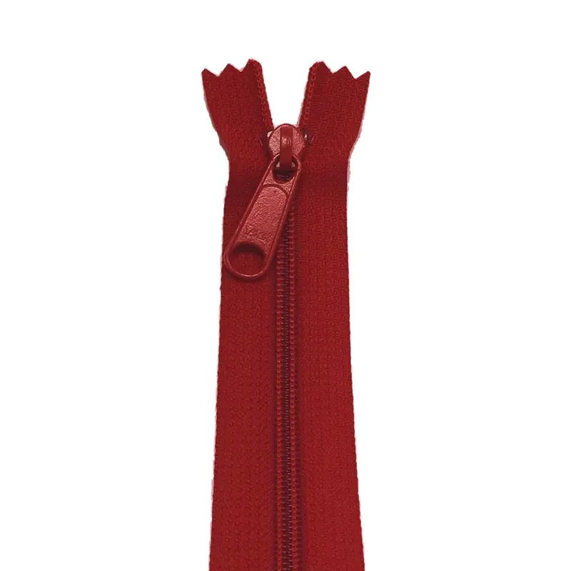 Ykk Zip For Bags Colour 519 Red 1