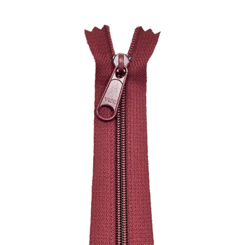 Ykk Zip For Bags Colour 527 Wine 1