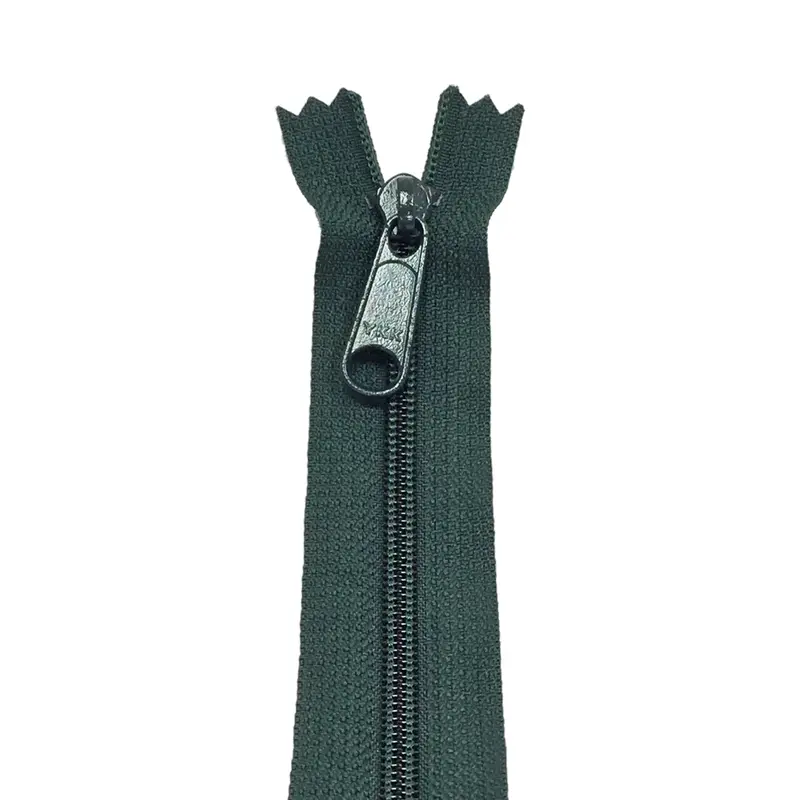 Ykk Zip For Bags Colour 890 Bottle Green 1