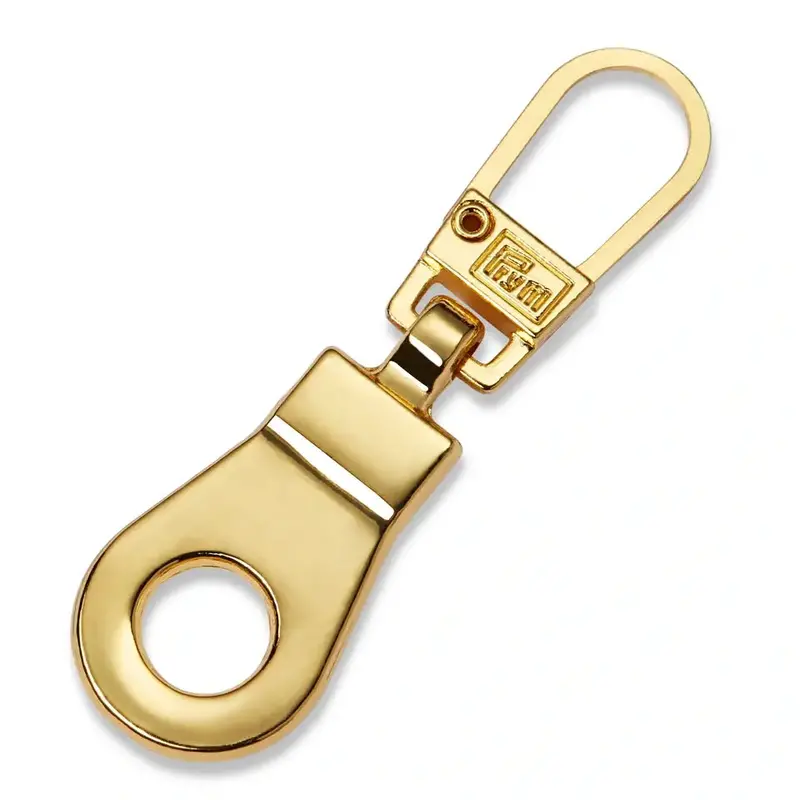 Zipper Puller Gold Eyelet 1