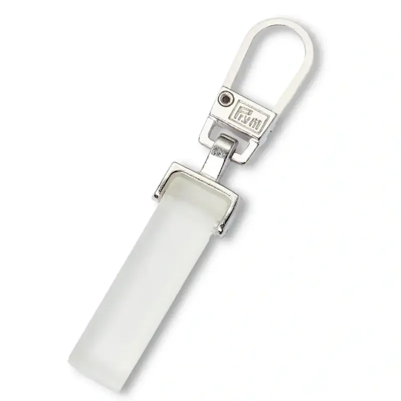Zipper Puller Matt-Transparent Plastic 1