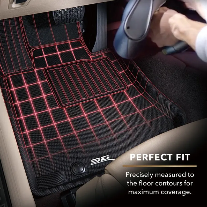 3D Maxpider Custom Fit Floor Mat For 2002–2007 Subaru Impreza Kagu – First Row, Black 2