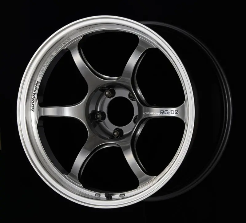 Advan Rg-D2 Hyper Black Racing Wheel – 18X8.0In, +45 Offset, 5X120 Pcd 1