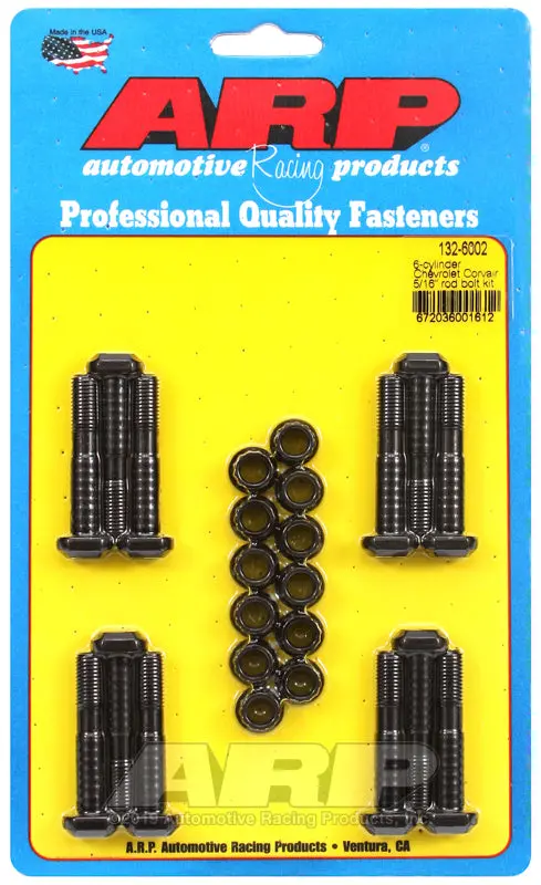Arp Rod Bolt Kit For Chevrolet Corvair 6-Cylinder Engines (5/16" Thread Size) 1