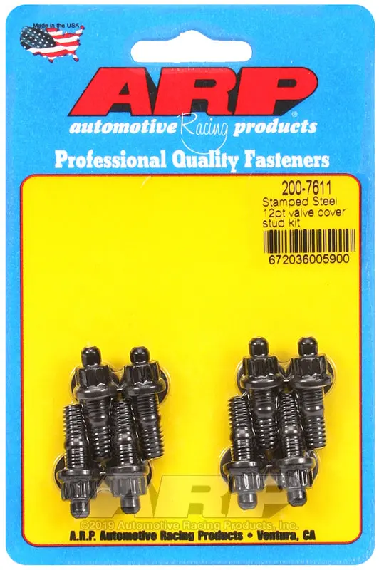 Arp Stamped Steel 12-Point Valve Cover Stud Kit – Universal Fit 1