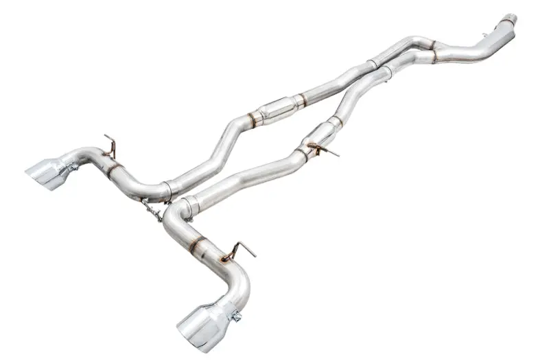 Awe Tuning Track Edition Exhaust For 2020 Toyota Supra A90 – 5-Inch Chrome-Silver Dual Tips 1