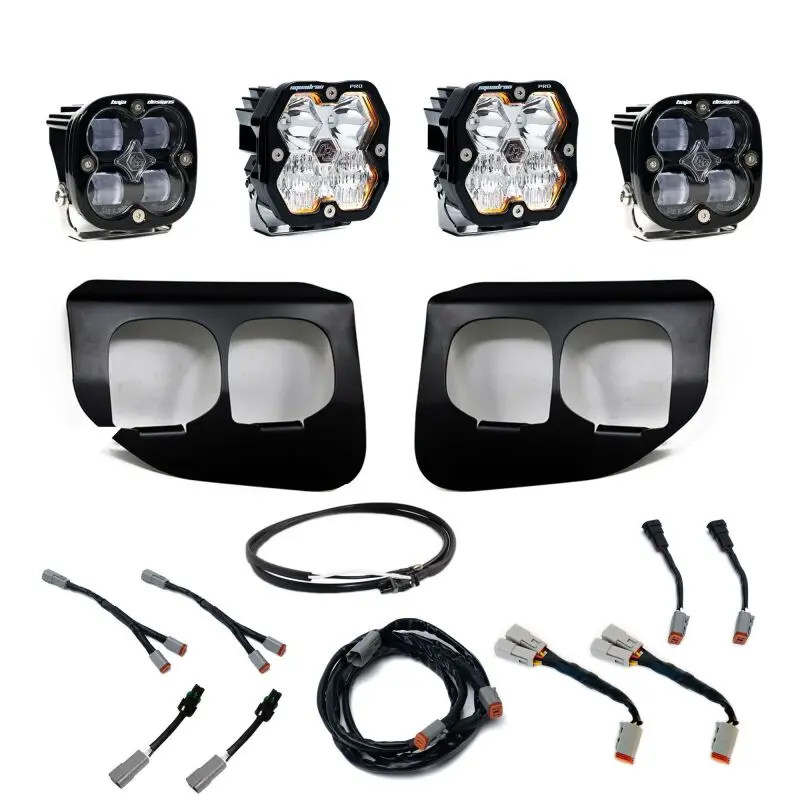 Baja Designs Squadron Pro Dual Fog Light Kit With Sae Compliance – Upfitter-Ready For 2020–2022 Ford Super Duty 1
