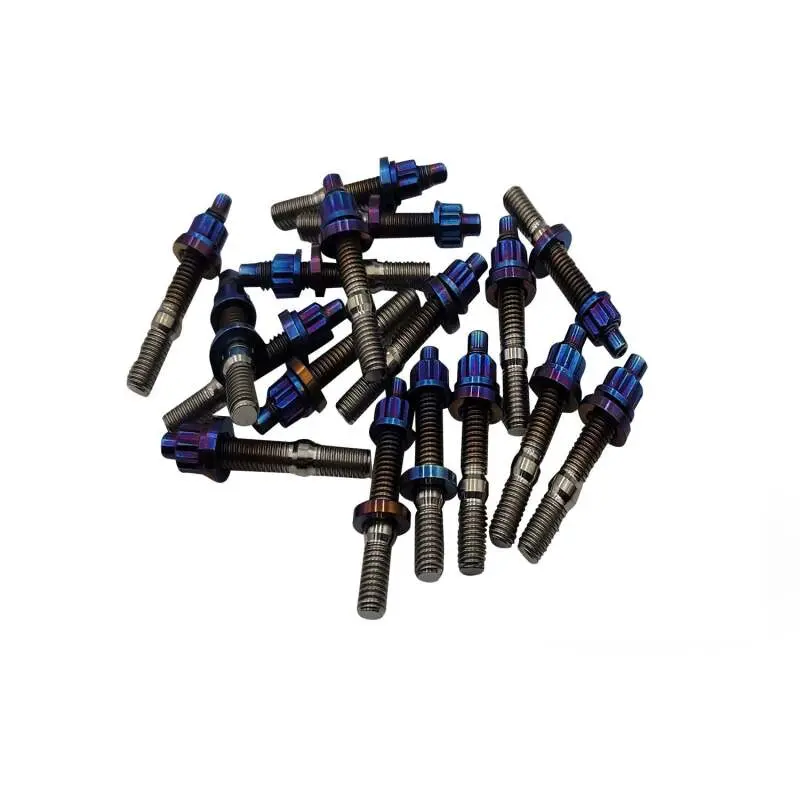 Blox Racing Xtreme Titanium Exhaust & Intake Manifold Stud Kit – Burnt Titanium Finish, 55Mm Length, 9-Piece 1