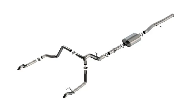 Borla Atak Cat-Back Exhaust For 2022–2023 Chevrolet Silverado 1500 Zr2 & At4X (6.2L, Crew Cab, Short Bed, 147.5″ Wheelbase) 1