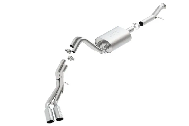 Borla S-Type Stainless Steel Exhaust System – Split Side Exit For 2015 Cadillac Escalade & Gmc Yukon Denali (6.2L V8, 2Wd/4Wd) 1