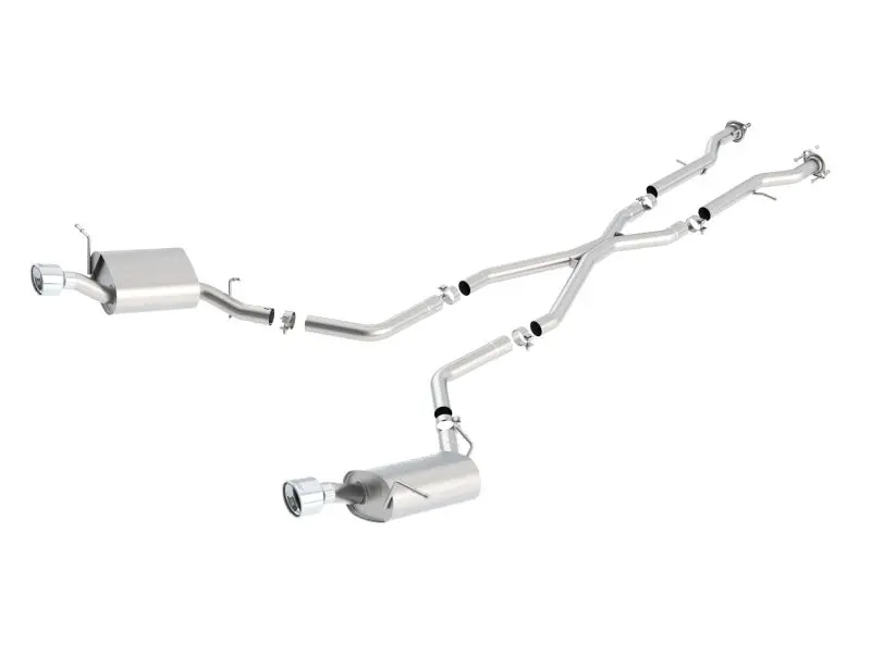 Borla Stainless Steel Cat-Back Exhaust System For 2011–2013 Dodge Durango R/T And 2011–2015 Crew/Citadel Awd/Rwd Models 1