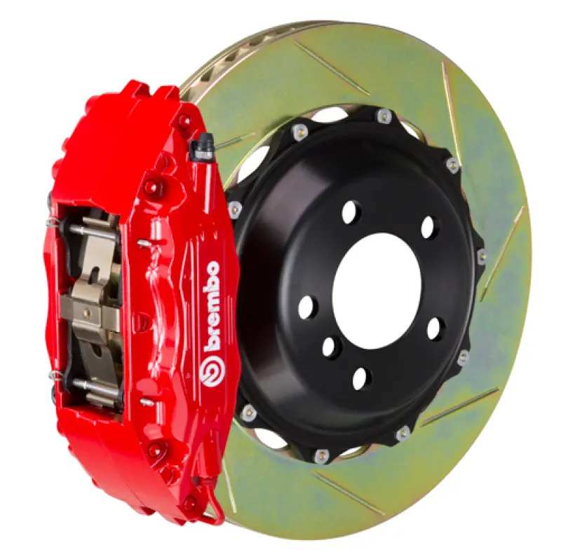 Brembo 00-04 360 Modena Exc Challenge/Stradale Fr Gt Bbk 4Pis Cast 2Pc 355X32 2P Rtr Slot Type1-Red 1