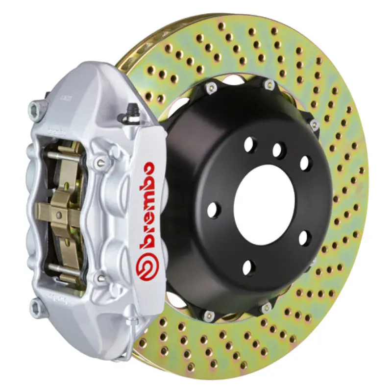 Brembo 17+ Lc500/18+ Ls500 Rear Gt Bbk 4 Piston Cast 380X28 2Pc Rotor Drilled-Silver 1
