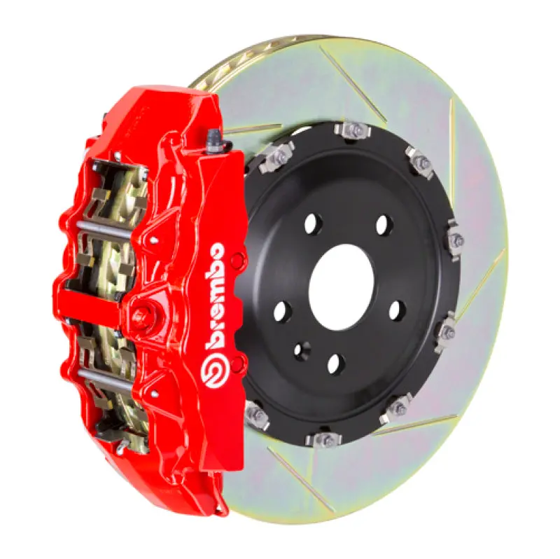 Brembo Gt Big Brake Kit For 2000–2005 Ml500/Ml55 Amg – Front, 380X34Mm Slotted 2-Piece Rotors, 8-Piston Calipers 1