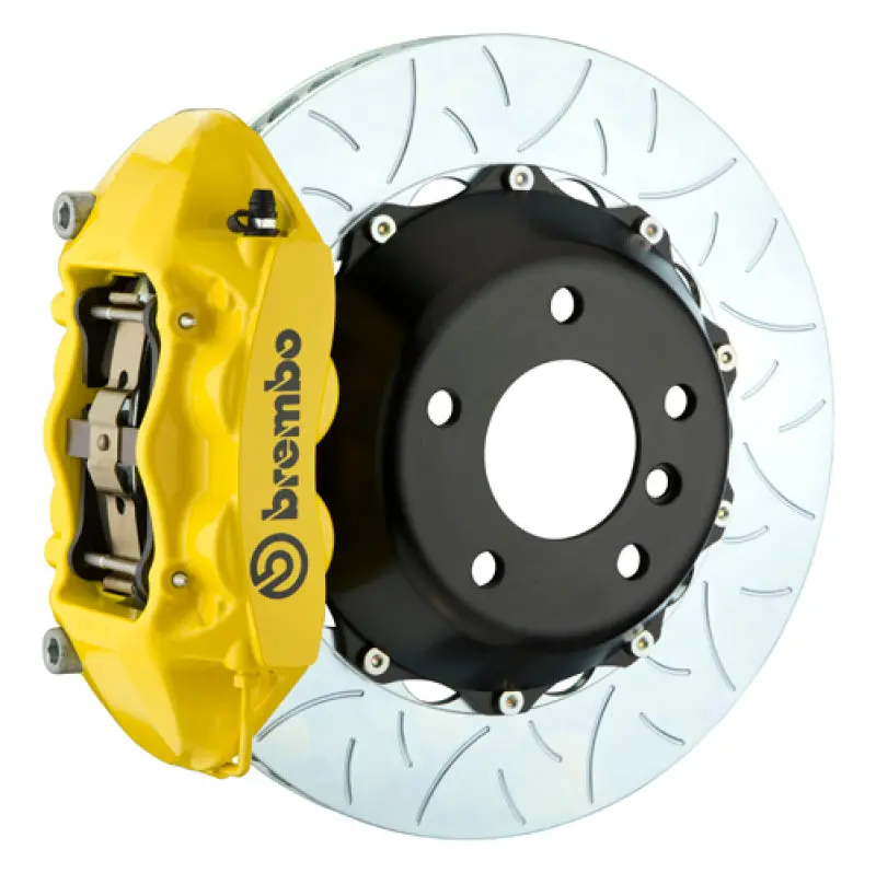 Brembo Gt Big Brake Kit – Rear, 2006–2011 Ml320 (4-Piston Calipers, 380X28Mm Slotted 2-Piece Rotors, Type 3 Yellow Finish) 1