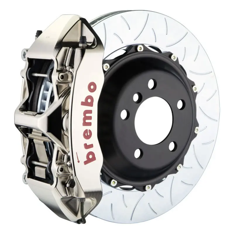 Brembo Gt-R Style Big Brake Kit For 2006–2014 Vw Gti – Front 6-Piston Calipers, 355X32Mm Two-Piece Slotted Rotors 1