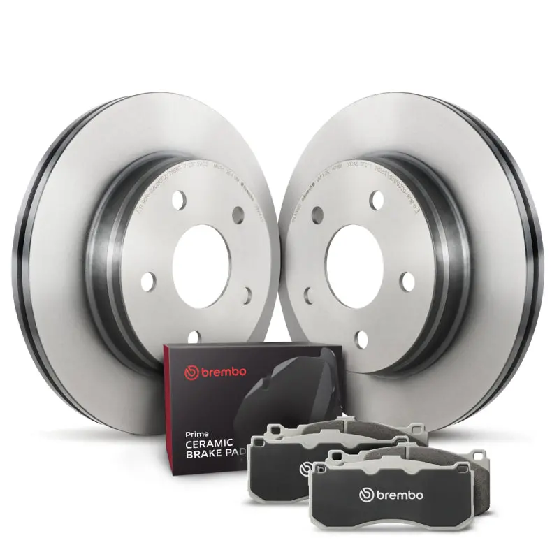 Brembo Oe Replacement Front Disc Brake Kit For 2009–2013 Honda Fit 1