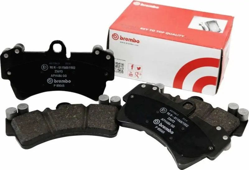 Brembo Premium Ceramic Front Brake Pads For 2009–2016 Audi A4/A4 Quattro, 2010–2014 A5, And 2008–2017 S5 1