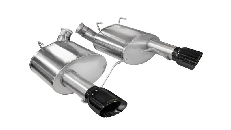 Corsa Black Sport Axle-Back Exhaust For 2011–2014 Ford Mustang Gt & Boss 302 (5.0L V8) 1