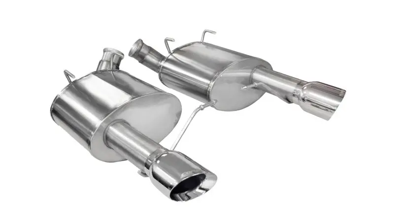 Corsa Sport Axle-Back Exhaust System For 2011–2014 Ford Mustang Gt & Boss 302 – Polished Stainless Steel 1