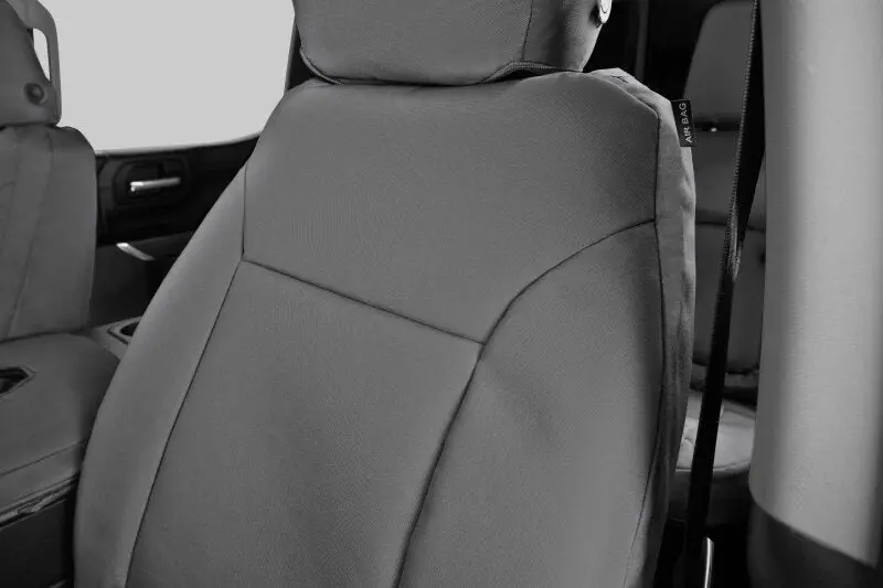 Covercraft Endura Precisionfit Seat Covers – Custom Second-Row Covers For 2019–2024 Toyota Rav4 (Silver/Silver) 1