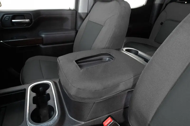 Covercraft Endura Precisionfit Second-Row Seat Covers For 2021–2024 Chevrolet Trailblazer – Silver/Charcoal 1
